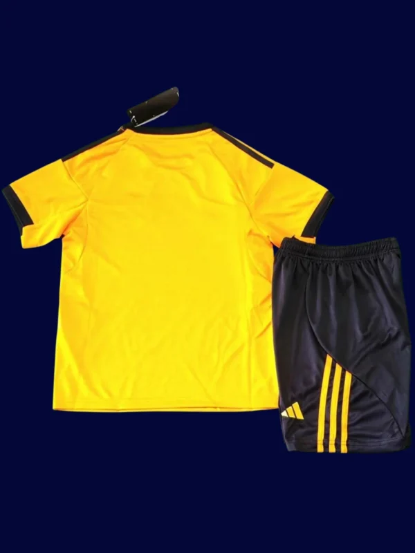 AS Roma Away Kids Kits 25/26 back with printed number area.