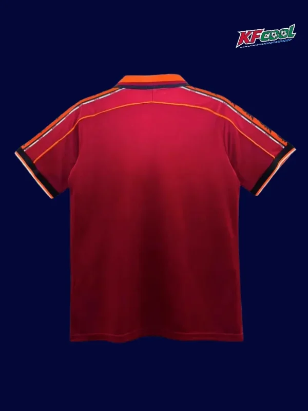 AS Roma 1998/99 home retro jersey back view