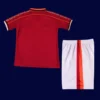 AS Roma 1998/99 home classic retro kids kits back view with number area