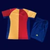 AS Roma 2001/02 home classic retro kids kits back view