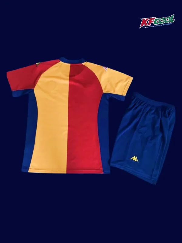 AS Roma 2001/02 home classic retro kids kits back view