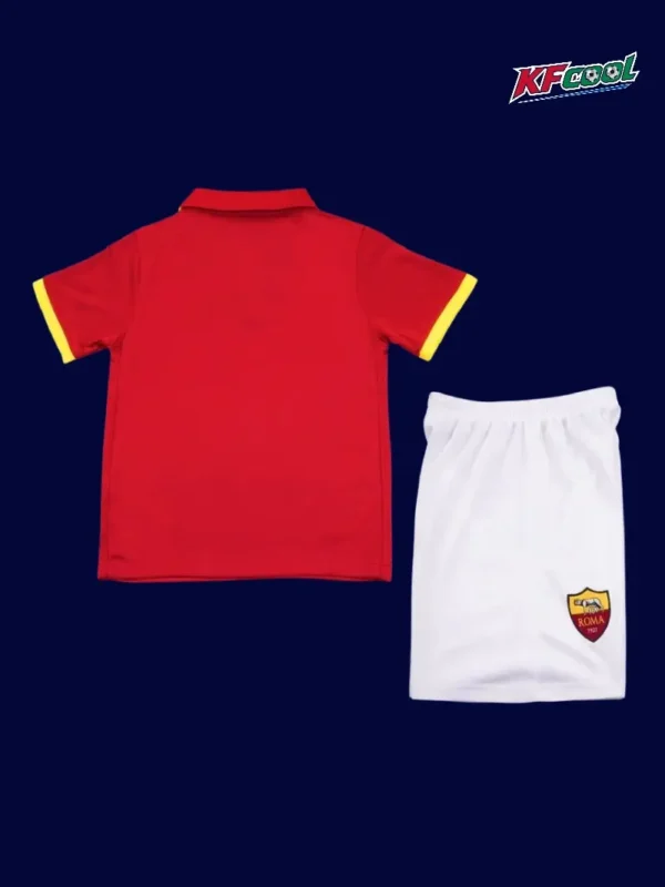 AS Roma 2014/15 home classic retro kids kits back view