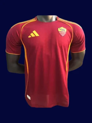 AS Roma Home Jersey 25/26 Player Version front with professional cut and club crest.