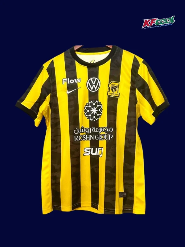 Al Ittihad 25/26 home fans jersey front breathable