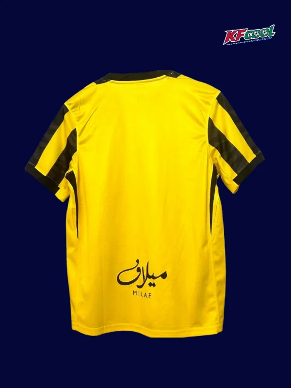 Al Ittihad 25/26 home jersey back view with custom number
