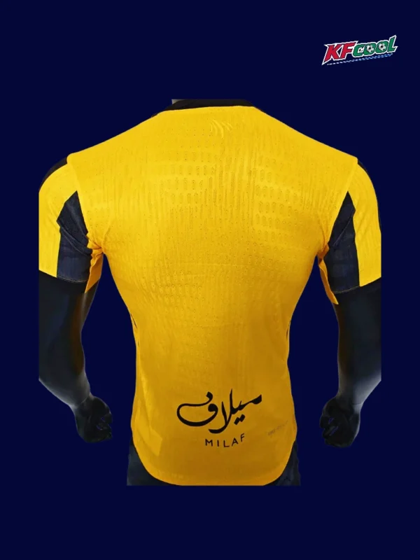 Al Ittihad 25/26 home player jersey back view
