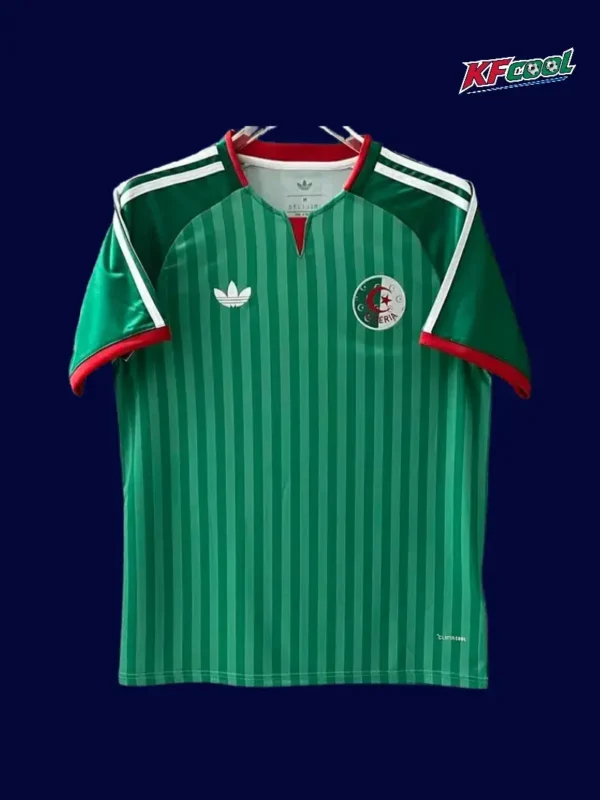 Algeria Away Green Jersey 2627 Fans Version1 - KFCool – Football Jerseys & Soccer Kits Store Algeria away green jersey 26/27 fans front (no stars) — alternate kit, breathable