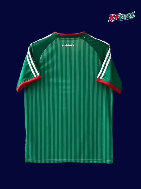Algeria Away Green Jersey 2627 Fans Version2 - KFCool – Football Jerseys & Soccer Kits Store Algeria away green jersey 26/27 fans back (no stars) with logo area