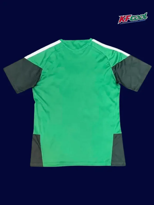 Algeria green training shirt 26/27 fans back (red) — ventilation detail