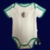 Algeria home white babysuit 26/27 front — infant crawl suit, soft fabric