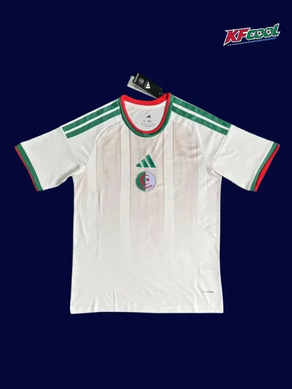 Algeria Home White Jersey 2627 Fans Version1 - KFCool – Football Jerseys & Soccer Kits Store Algeria home white jersey 26/27 fans front (no stars) — breathable material
