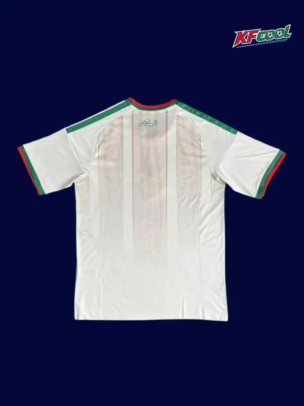 Algeria Home White Jersey 2627 Fans Version2 - KFCool – Football Jerseys & Soccer Kits Store Algeria home white jersey 26/27 fans back (no stars) with collar detail
