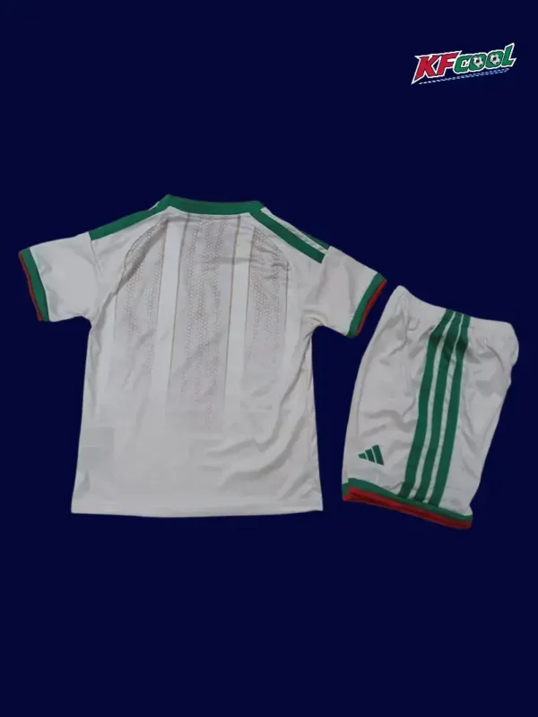 Algeria home white kids kit 26/27 back (stars) — name area