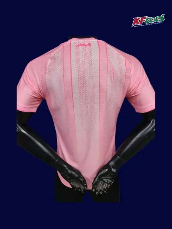 Algeria pink training shirt 26/27 player back — ventilation panels