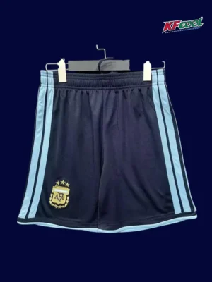 Argentina black shorts 26/27 fans front, alternate shorts