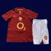 front view of home retro kids kit in red with scaled-down details (05/06).