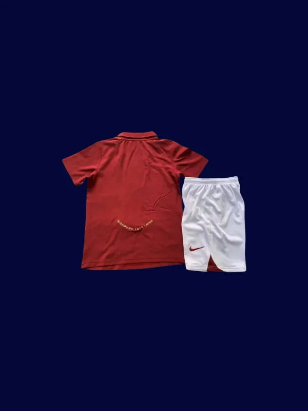 back view of home retro kids kit (05/06) showing smaller-number panel and child-friendly cut.
