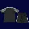 Aston Villa Away Black Kids kits 25/26 back custom number