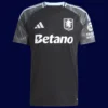 Aston Villa Away Jersey 25/26 Fans Version front high‑quality breathable lightweight football shirt