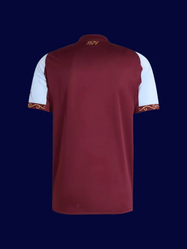 Aston Villa Home Jersey 25/26 Fans Version back custom number