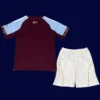 Aston Villa Home Kids kits 25/26 back custom number