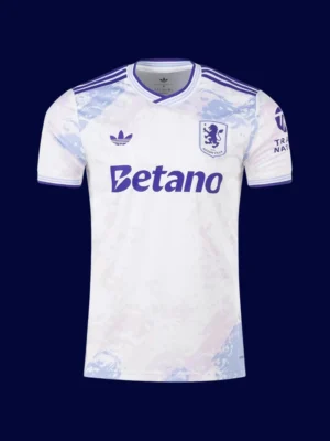 Aston Villa Third Jersey 25/26 Fans Version front retro breathable collectible football shirt
