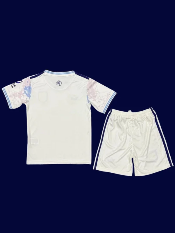 Aston Villa Third Kids kits 25/26 back custom number