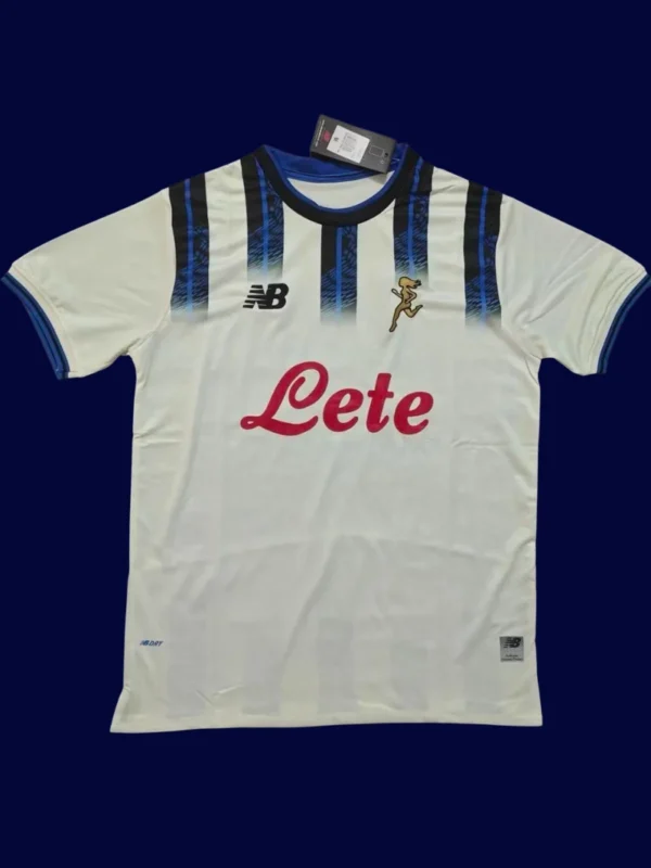 Atalanta Away Jersey 25/26 Fans Version front with away colors and badge.