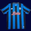 Atalanta Home Jersey 25/26 Fans Version front with club crest and blue-black stripes.