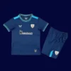 Athletic Bilbao Away Blue Kids Jersey 25/26 front with blue design and club badge.