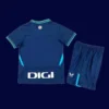 Athletic Bilbao Away Blue Kids Jersey 25/26 back with printed number panel.