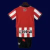 Athletic Bilbao Home Kids Kits 25/26 back view with number area for kids.