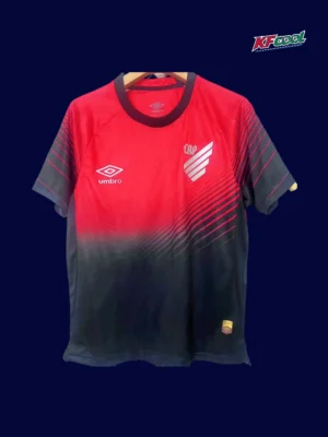 Athletico Paranaense home jersey 25/26 fans version front red black stripes