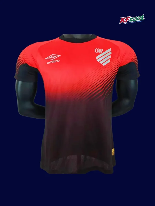 Athletico Paranaense home jersey 25/26 player version front red black design