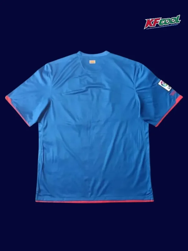 Atlético Madrid 2010 11 away retro jersey back with clean vintage rear