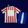 Atlético Madrid 25 26 kids home jersey back with breathable fabric and easy print area
