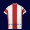 Atlético Madrid 1999 00 home retro jersey back with simple vintage rear panel