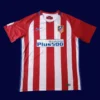 Atlético Madrid 2016 17 home retro style jersey front with modern vintage blend