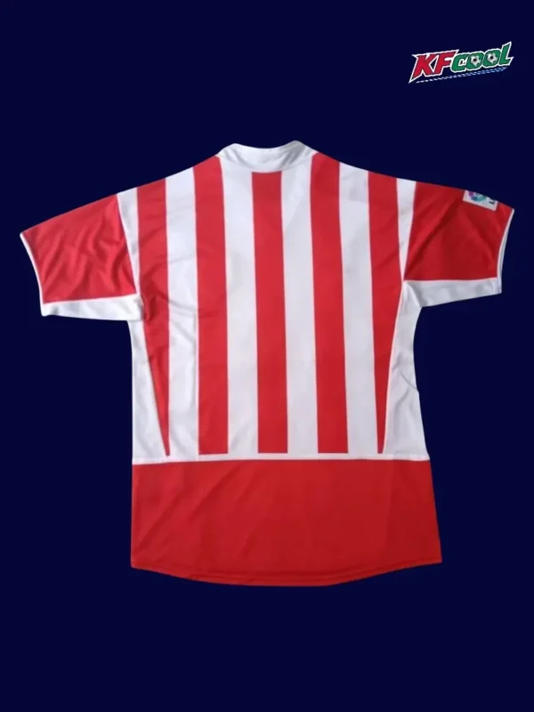 Atlético Madrid 2016 17 home retro style jersey back with slim cut and number area