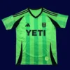 Austin home jersey 25/26 fans version front red gray black stripes