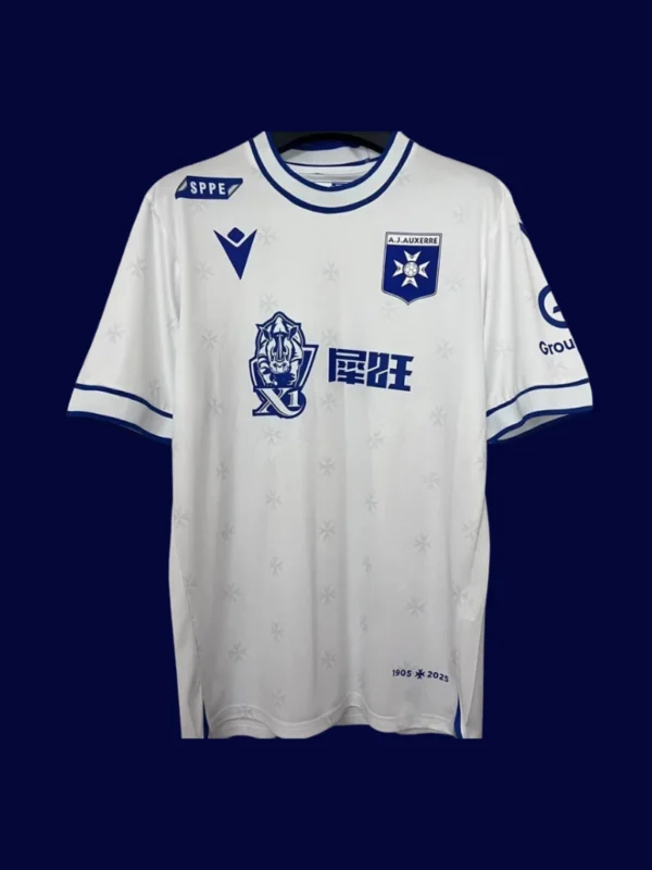 Auxerre Home Jersey 25/26 Fans Version front high‑quality breathable football shirt