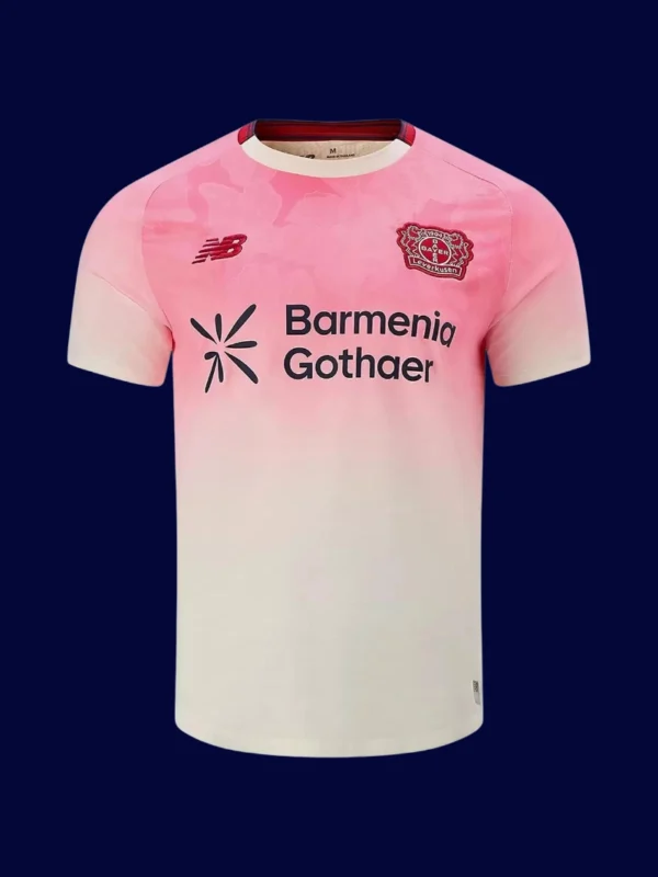 Bayer Leverkusen Away Jersey 25/26 Fans Version front with club badge and away colors.