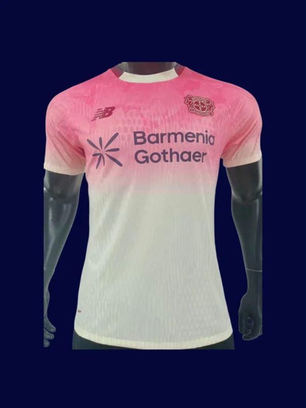 Bayer Leverkusen Away Jersey 25/26 Player Version front with professional cut and away design.
