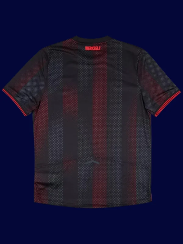 Bayer Leverkusen Home Jersey 25/26 Fans Version back with printed number panel.