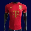 Bayern Munchen red 125th anniversary jersey player version front view