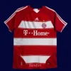 Bayern Munchen home classic retro jersey 2007/08 front red black vintage design