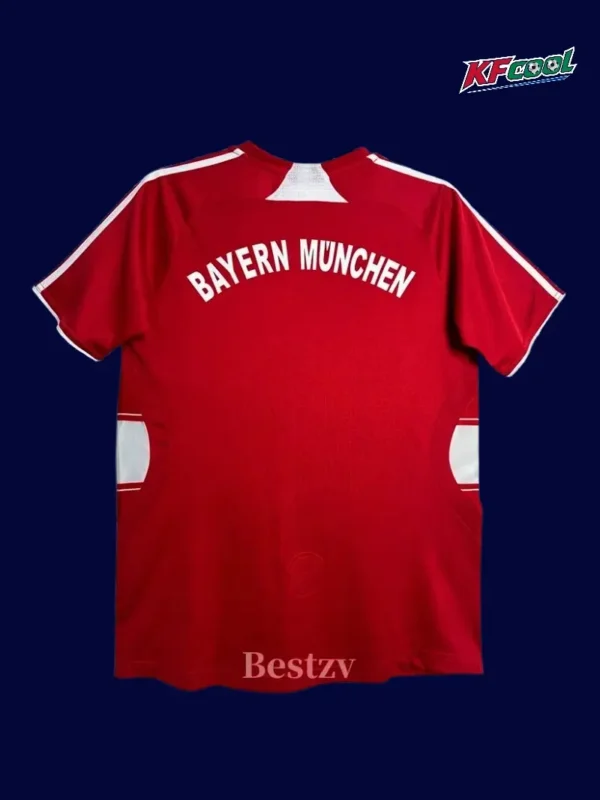 Bayern Munchen 2007/08 home classic retro jersey back view