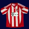 Bayern Munchen home classic retro jersey 2010/11 front red black iconic stripes