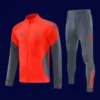 Bayern Munchen orange jacket tracksuit 25/26 front view