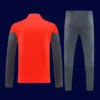 Bayern Munchen 25/26 orange jacket tracksuit back view